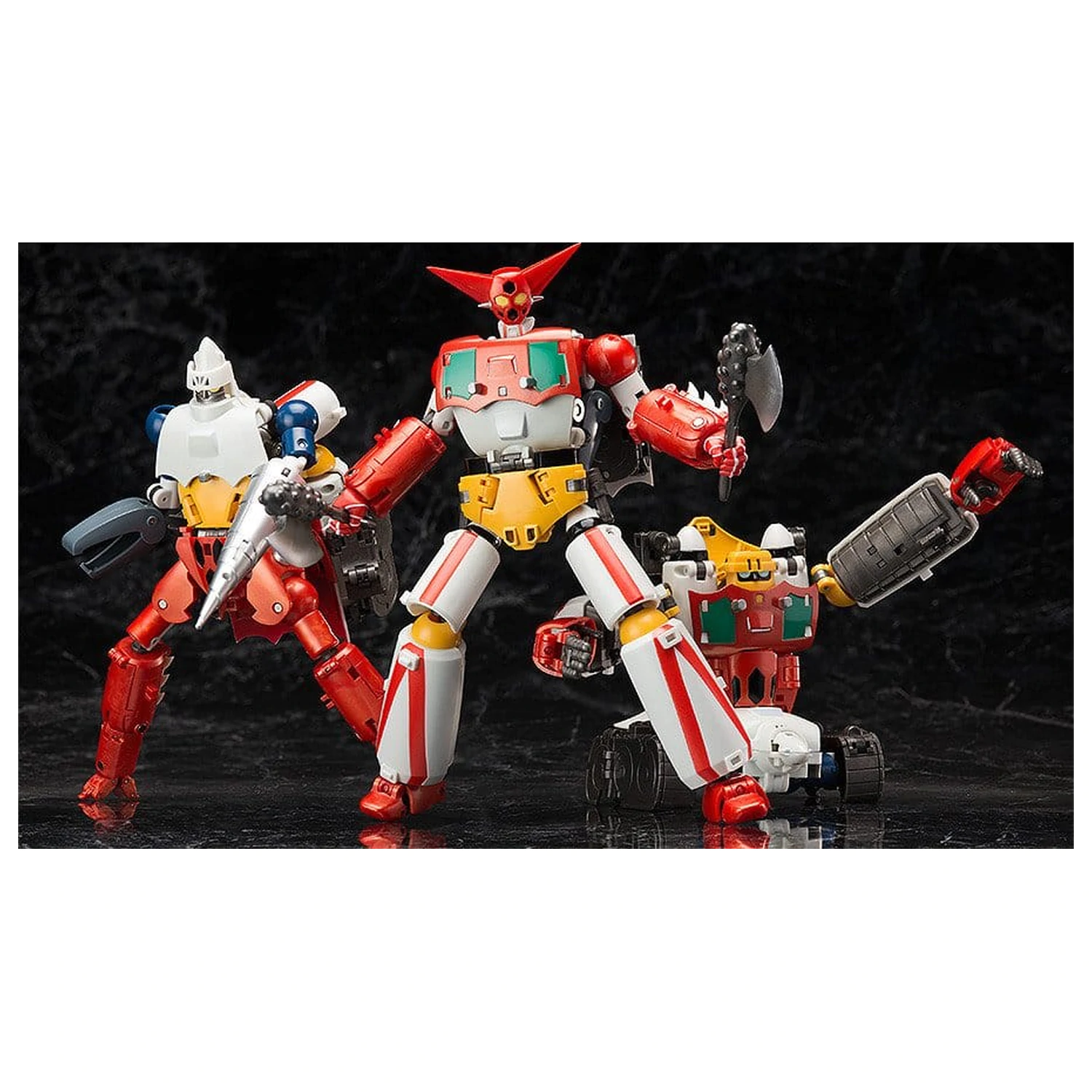 Getter Robo Dynamic Change R Action-Figuren-Set (Neuauflage) Produktfoto