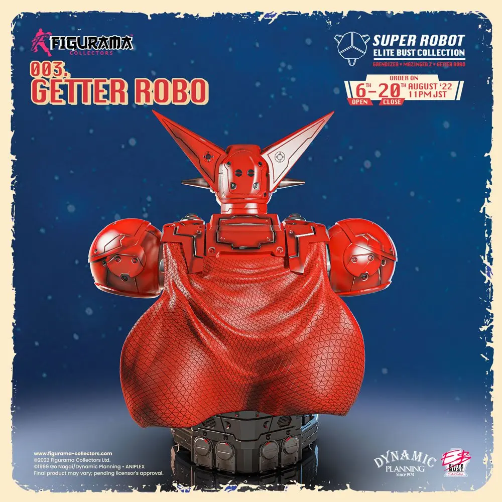 Getter Robo Super Robot Elite Büste 1/3 Getter Robo 26 cm termékfotó