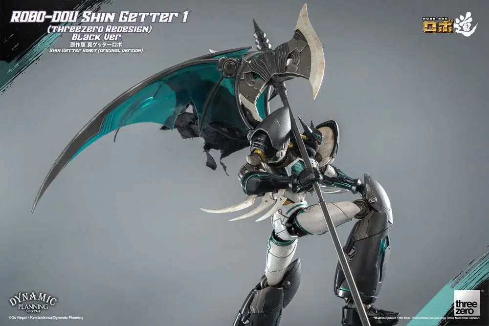 Getter Robot: The Last Day Robo-Dou Action Figur Shin Getter 1 Black Ver. 23 cm Produktfoto