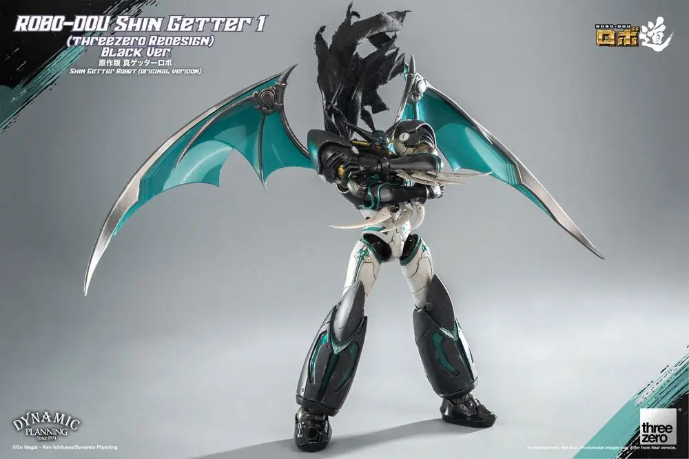 Getter Robot: The Last Day Robo-Dou Action Figur Shin Getter 1 Black Ver. 23 cm Produktfoto