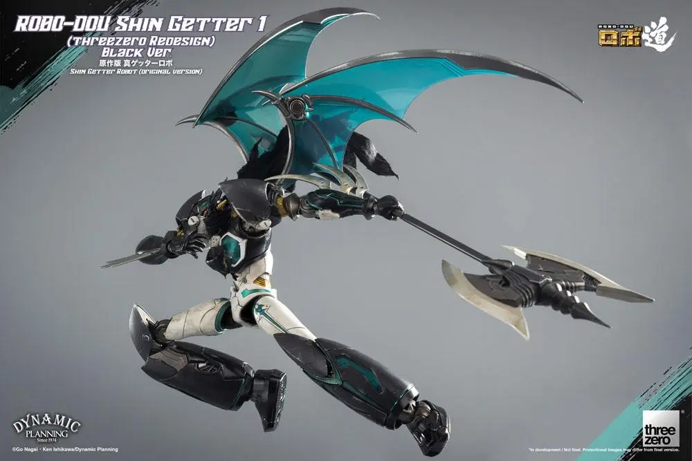 Getter Robot: The Last Day Robo-Dou Action Figur Shin Getter 1 Black Ver. 23 cm Produktfoto