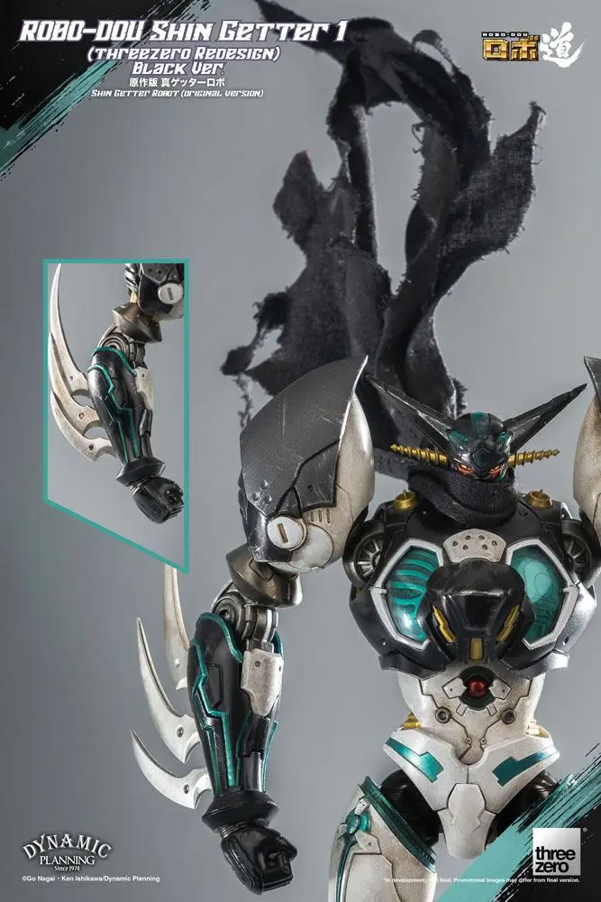 Getter Robot: The Last Day Robo-Dou Action Figur Shin Getter 1 Black Ver. 23 cm Produktfoto