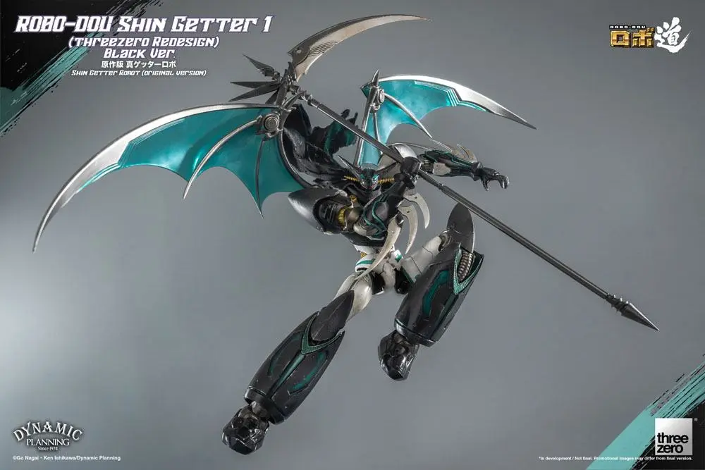 Getter Robot: The Last Day Robo-Dou Action Figur Shin Getter 1 Black Ver. 23 cm Produktfoto