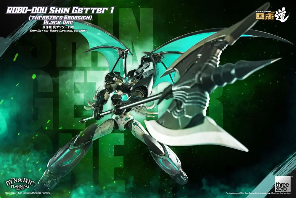 Getter Robot: The Last Day Robo-Dou Action Figur Shin Getter 1 Black Ver. 23 cm Produktfoto