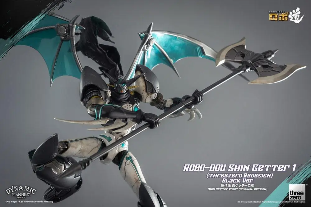 Getter Robot: The Last Day Robo-Dou Action Figur Shin Getter 1 Black Ver. 23 cm Produktfoto