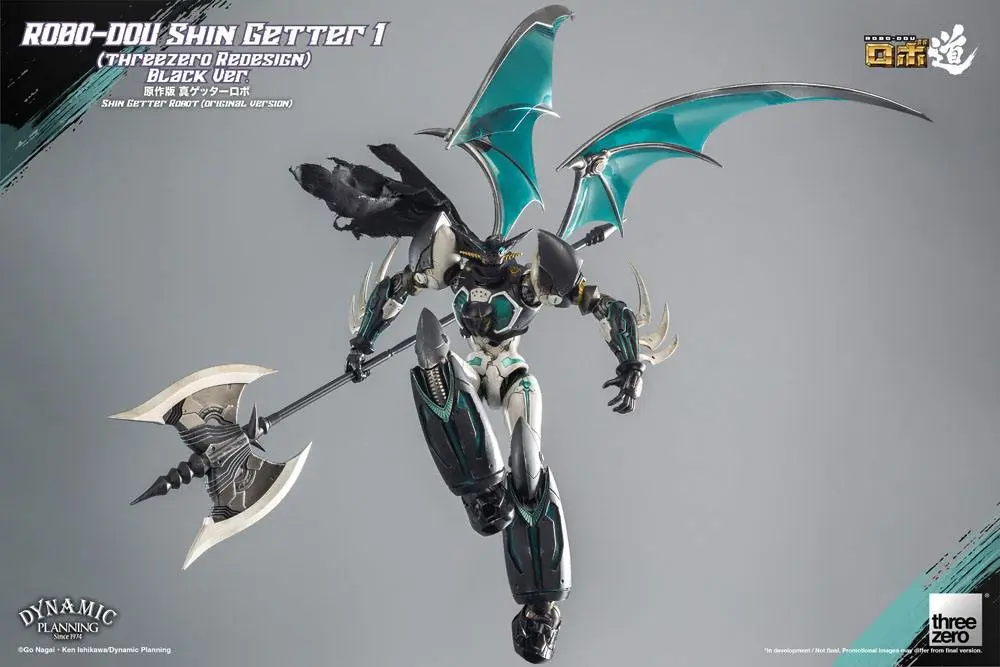 Getter Robot: The Last Day Robo-Dou Action Figur Shin Getter 1 Black Ver. 23 cm Produktfoto