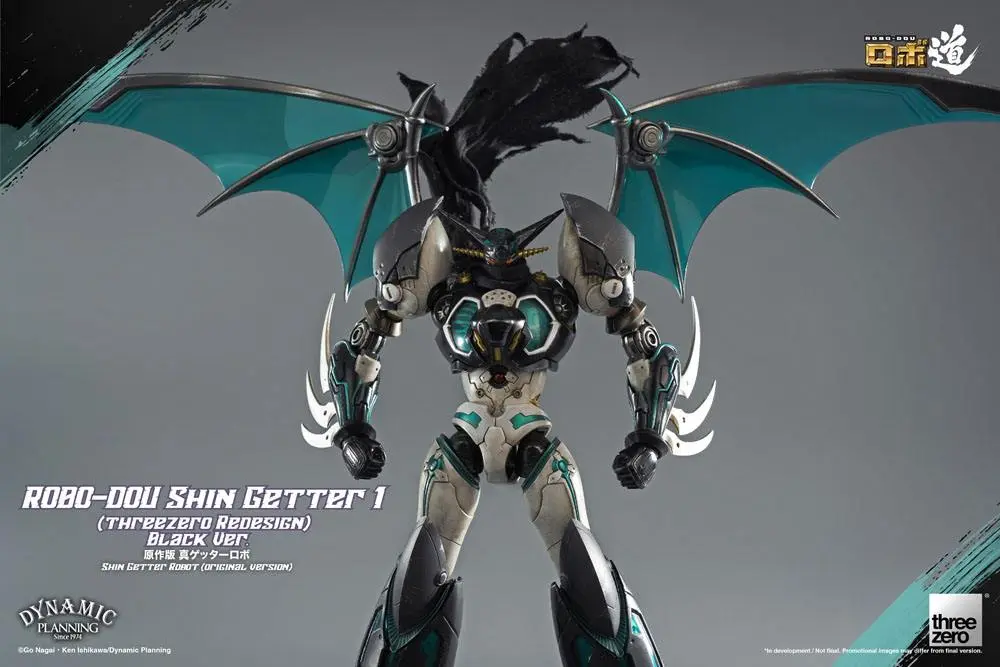 Getter Robot: The Last Day Robo-Dou Action Figur Shin Getter 1 Black Ver. 23 cm Produktfoto