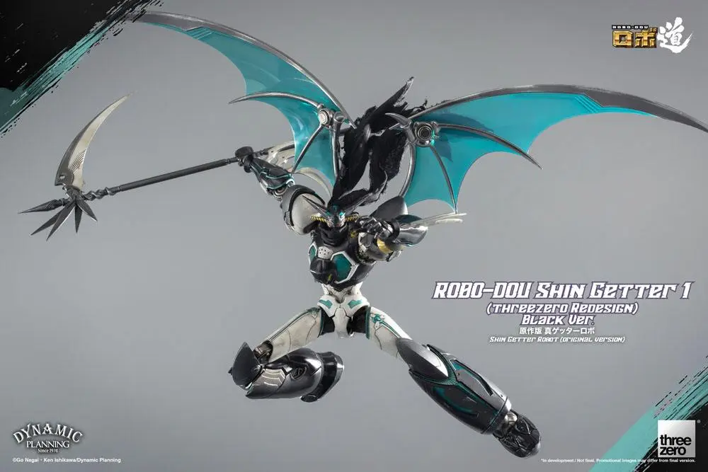 Getter Robot: The Last Day Robo-Dou Action Figur Shin Getter 1 Black Ver. 23 cm Produktfoto