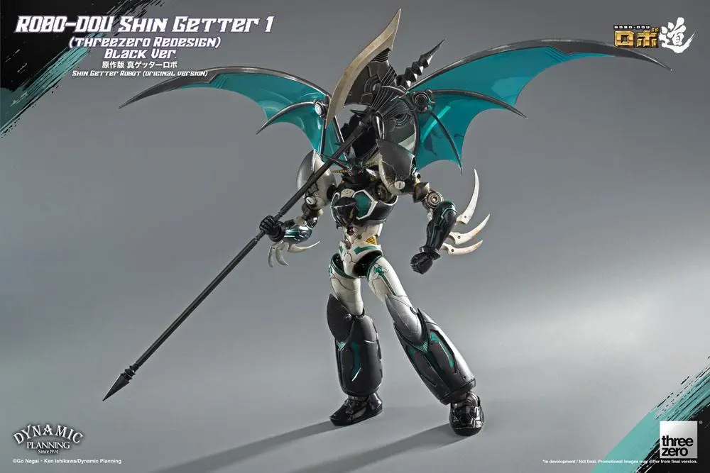 Getter Robot: The Last Day Robo-Dou Action Figur Shin Getter 1 Black Ver. 23 cm Produktfoto