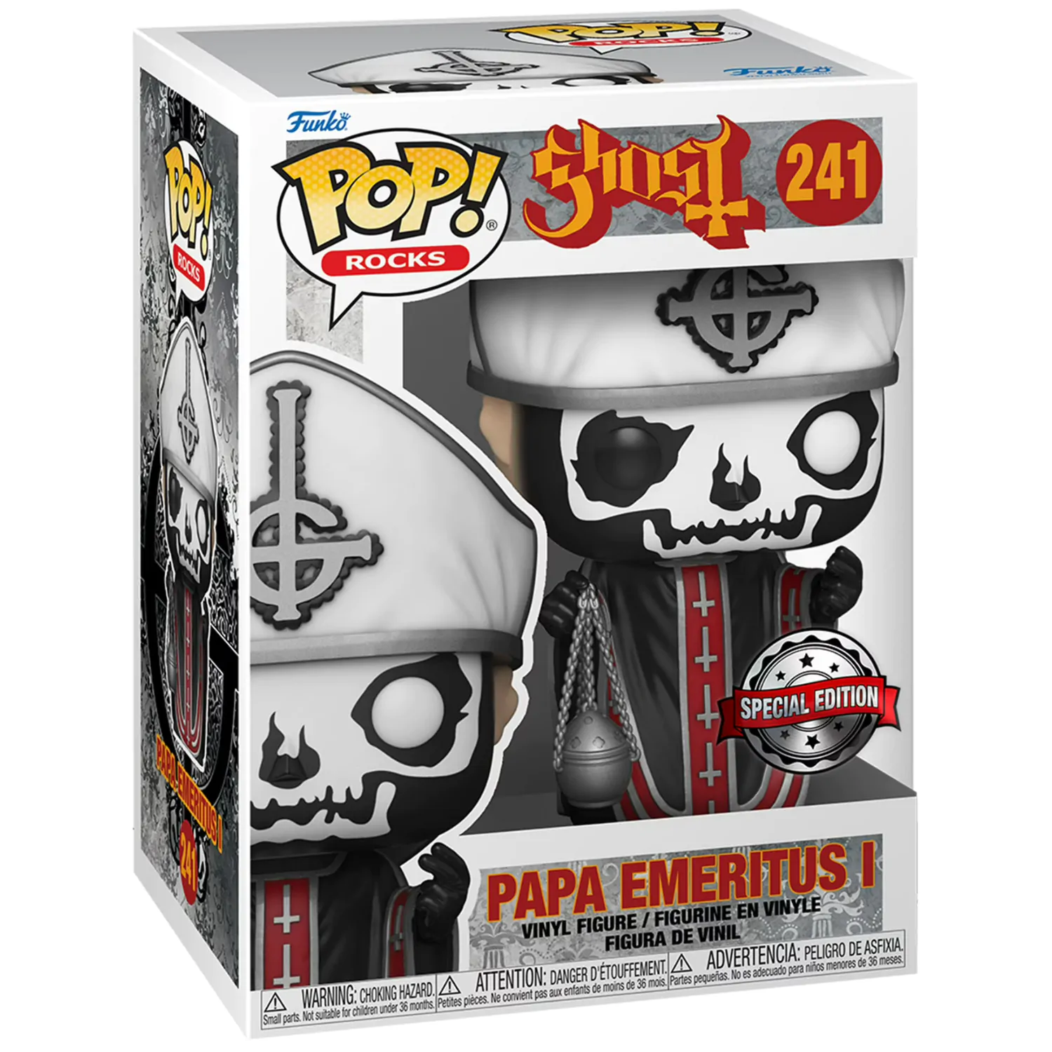Ghost Funko POP! Rocks Vinyl-Figur Papa Emeritus I(MT) 9 cm Produktfoto
