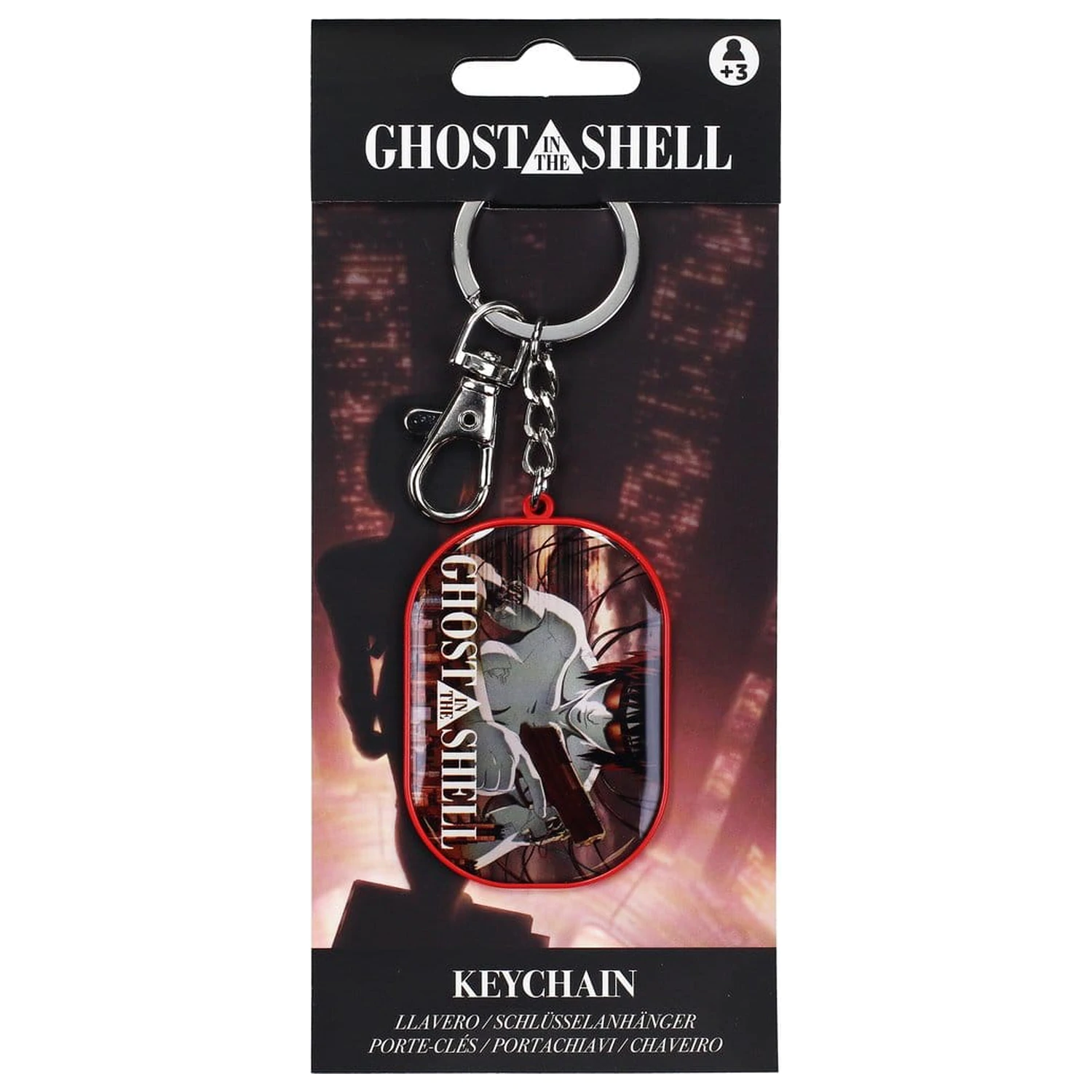 Ghost in the Shell Armed Motoko Metall Schlüsselanhänger Produktfoto