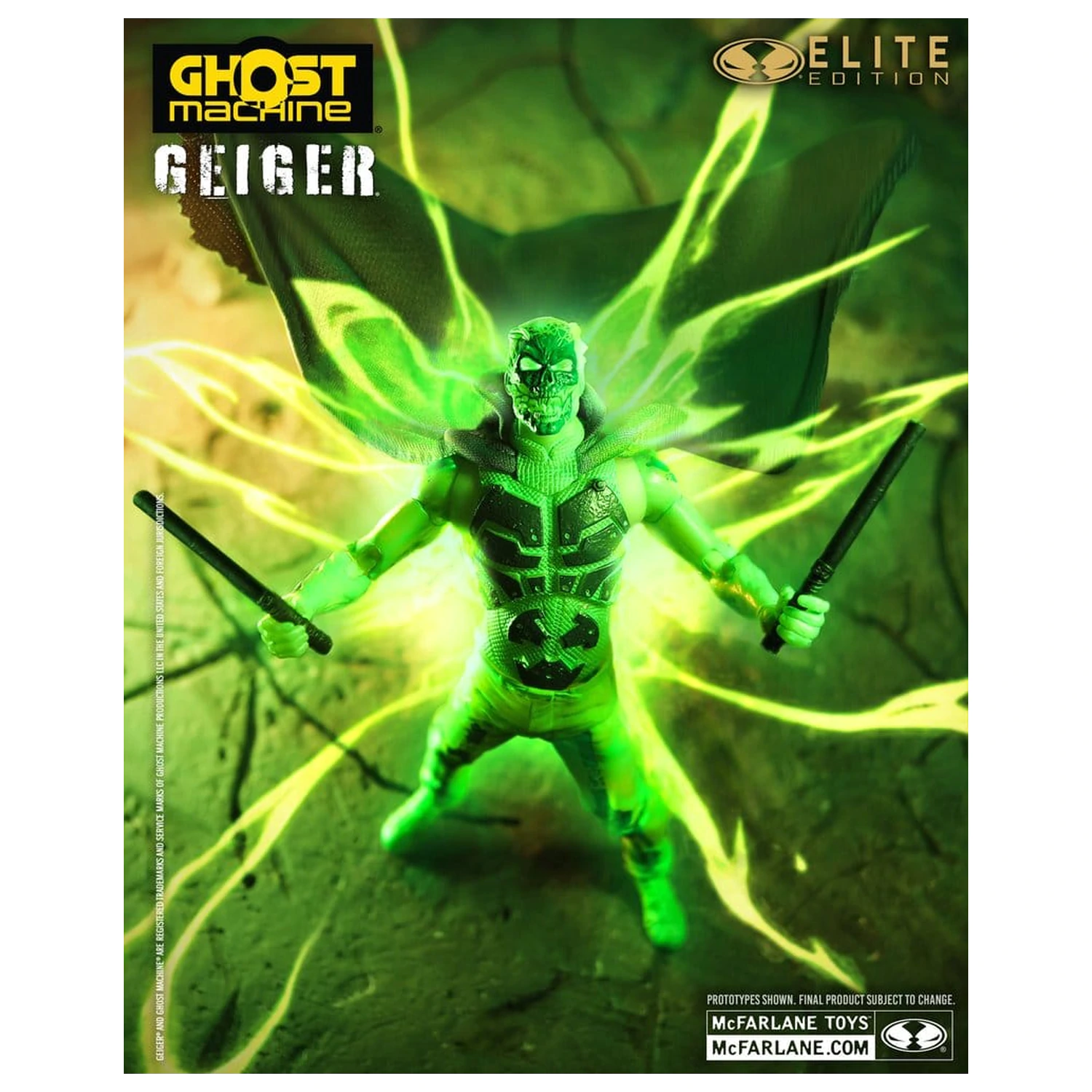 Ghost Machine McFarlane Elite Edition Deluxe Actionfigur Geiger 18 cm Produktfoto