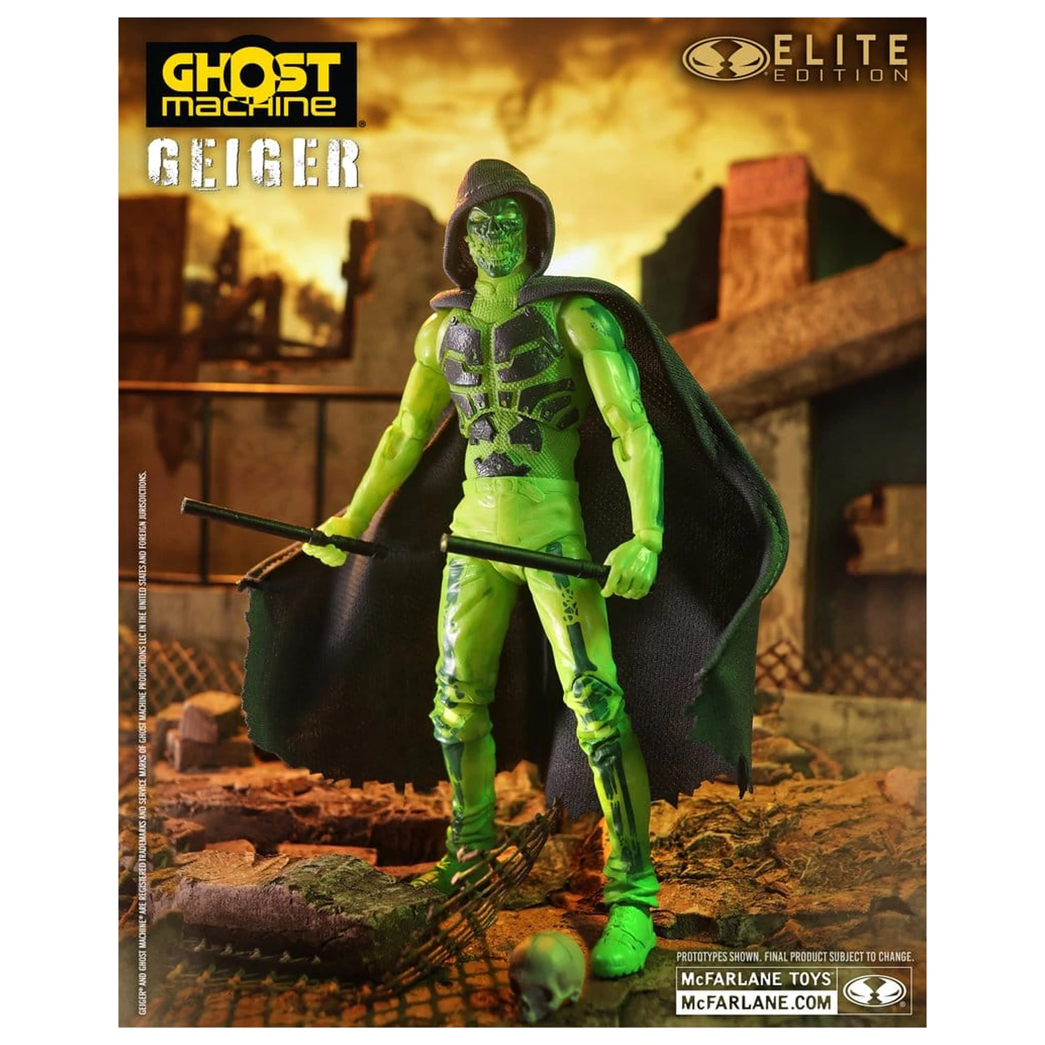 Ghost Machine McFarlane Elite Edition Deluxe Actionfigur Geiger 18 cm Produktfoto