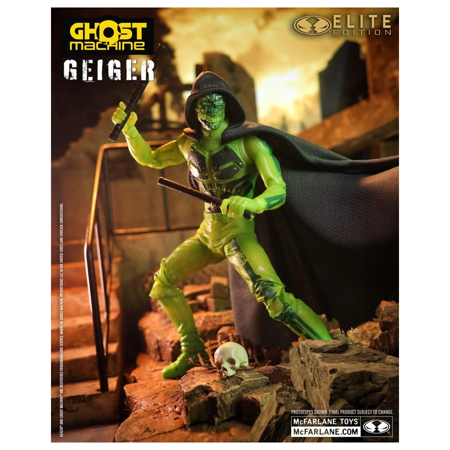 Ghost Machine McFarlane Elite Edition Deluxe Actionfigur Geiger 18 cm Produktfoto