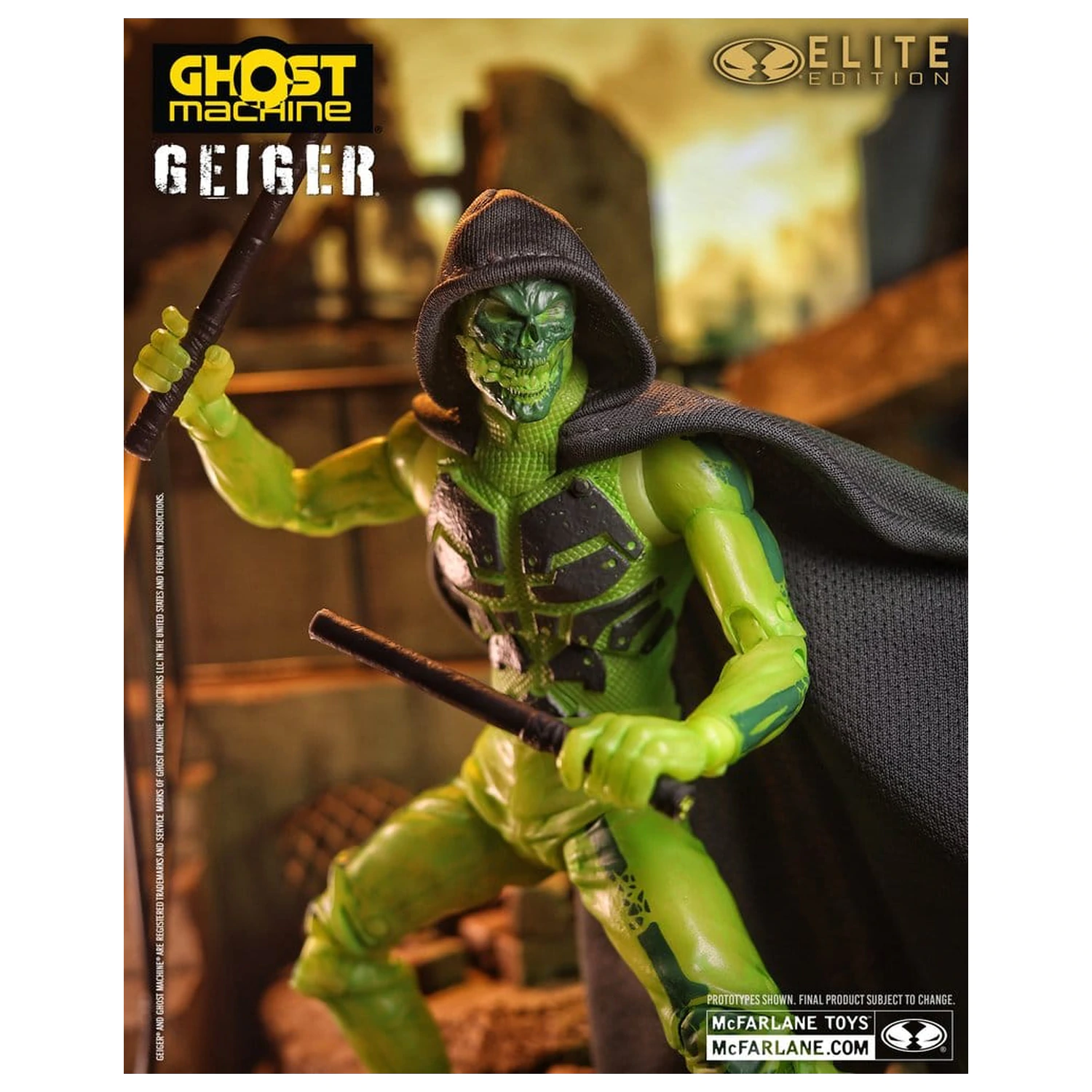 Ghost Machine McFarlane Elite Edition Deluxe Actionfigur Geiger 18 cm Produktfoto