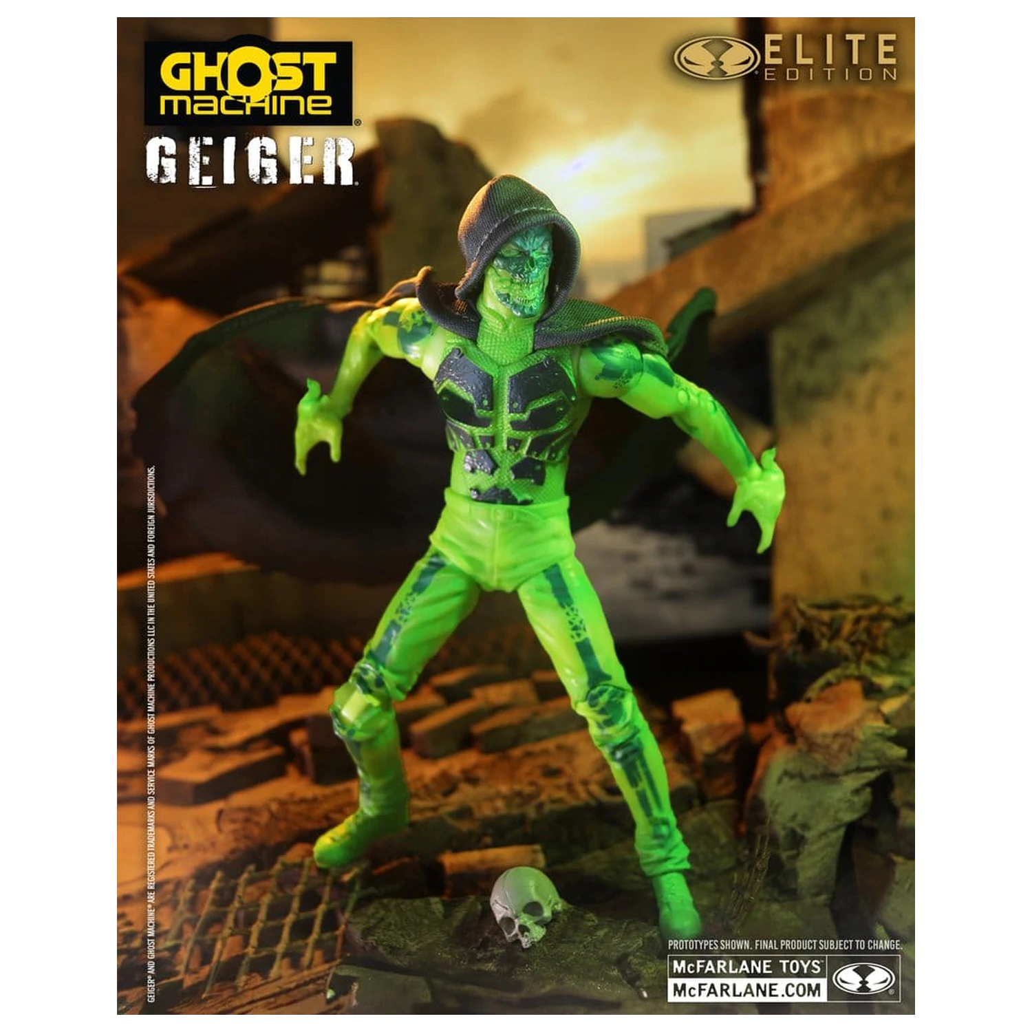 Ghost Machine McFarlane Elite Edition Deluxe Actionfigur Geiger 18 cm Produktfoto