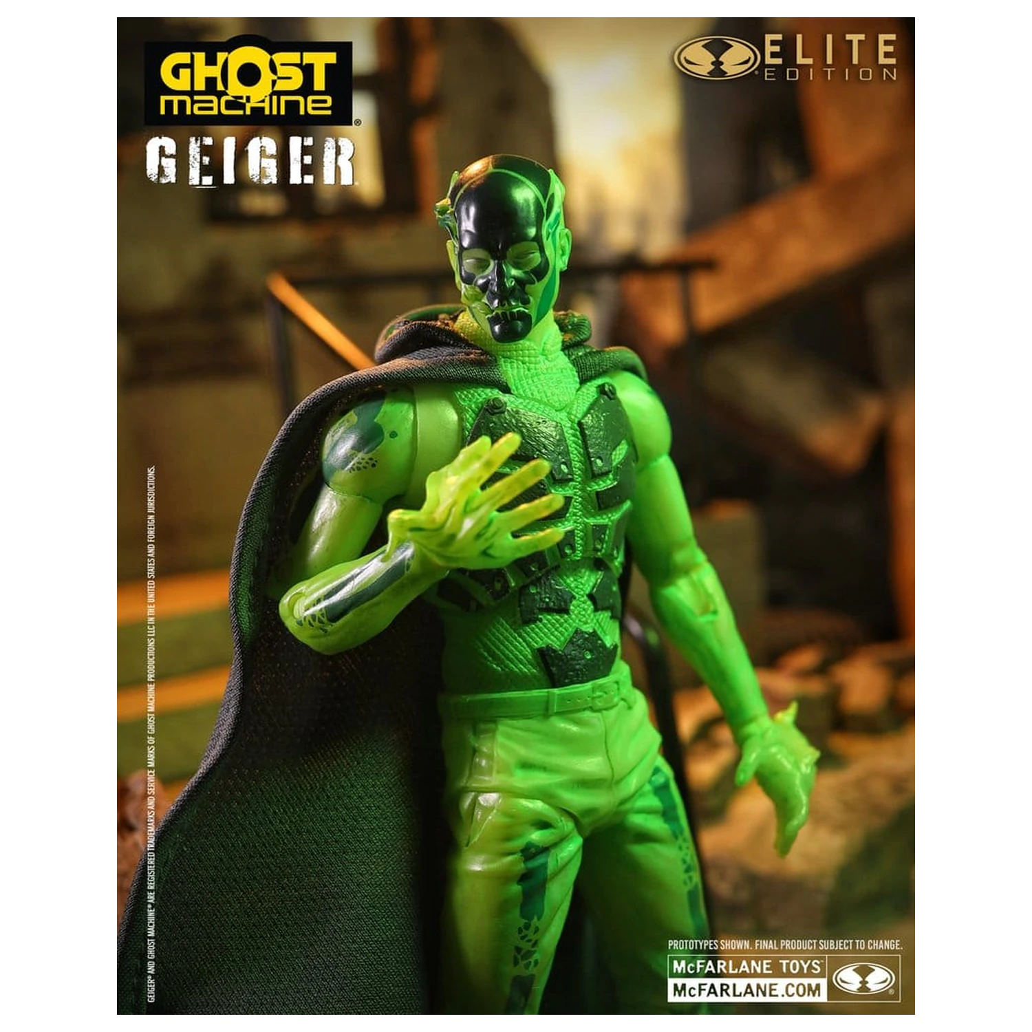 Ghost Machine McFarlane Elite Edition Deluxe Actionfigur Geiger 18 cm Produktfoto