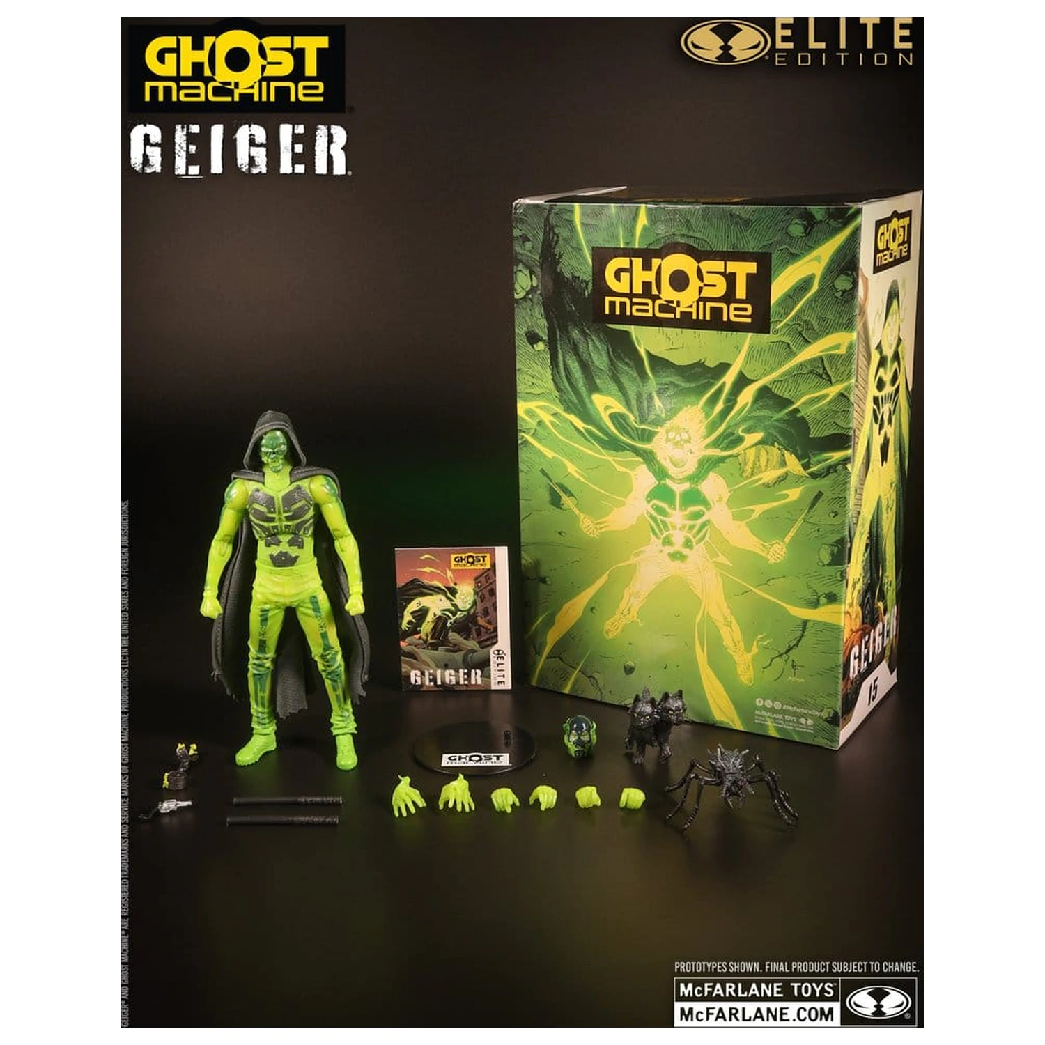 Ghost Machine McFarlane Elite Edition Deluxe Actionfigur Geiger 18 cm Produktfoto