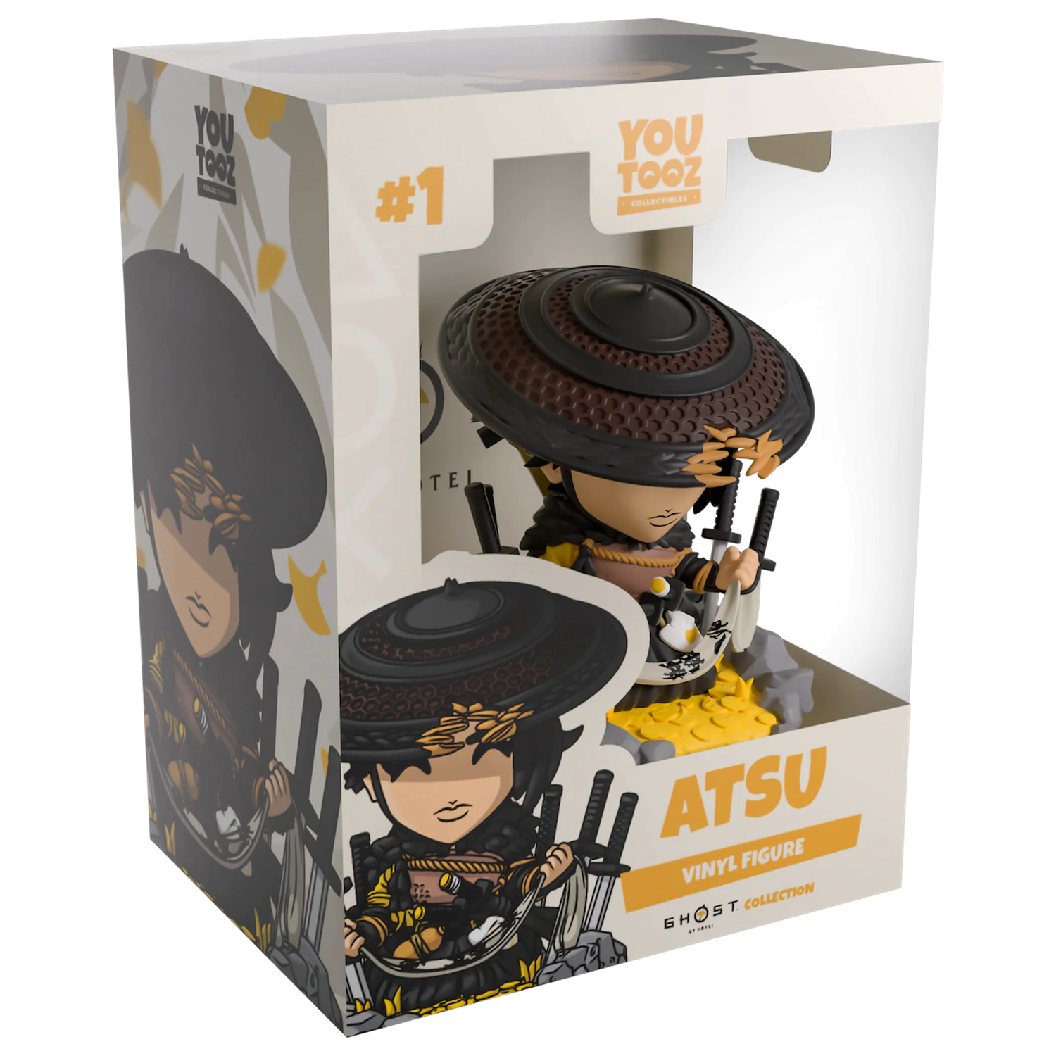 Ghost of Yōtei Atsu Figur Youtooz 9,4 cm Produktfoto