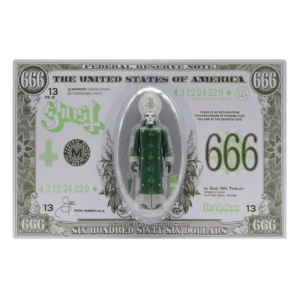 Ghost ReAction Actionfigur Papa Emeritus III (Mummy Dust) 10 cm Produktfoto
