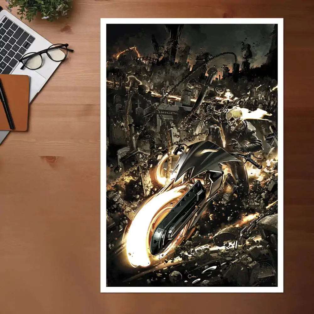 Ghost Rider Kunstdruck 41 x 61 cm - ungerahmt Produktfoto