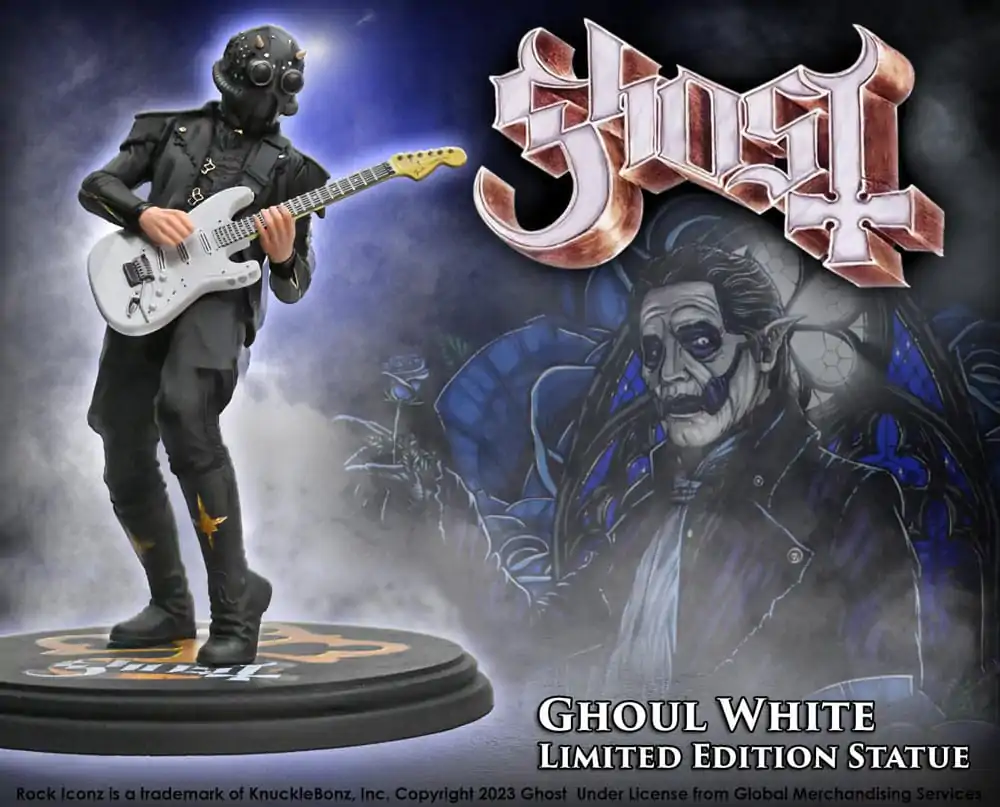 Ghost Rock Iconz Statue 1/9 Nameless Ghoul II (White Guitar) 22 cm termékfotó