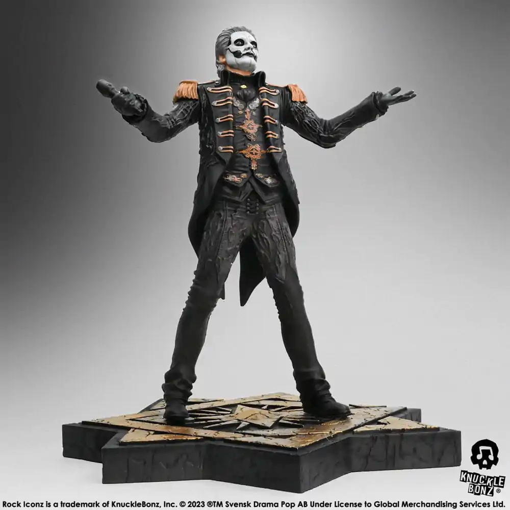 Ghost Rock Iconz Statue 1/9 Papa Emeritus IV (Military Jacket) 22 cm Produktfoto