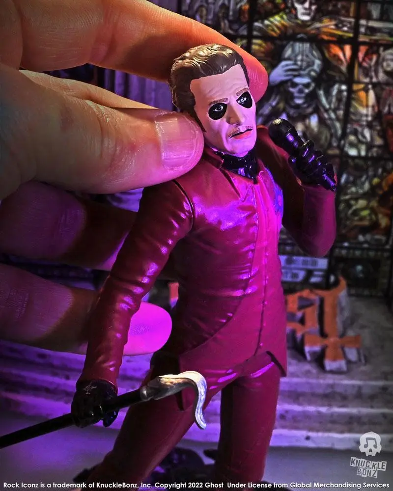 Ghost Rock Iconz Statue Cardinal Copia Red Tuxedo (Variant) 23 cm Produktfoto