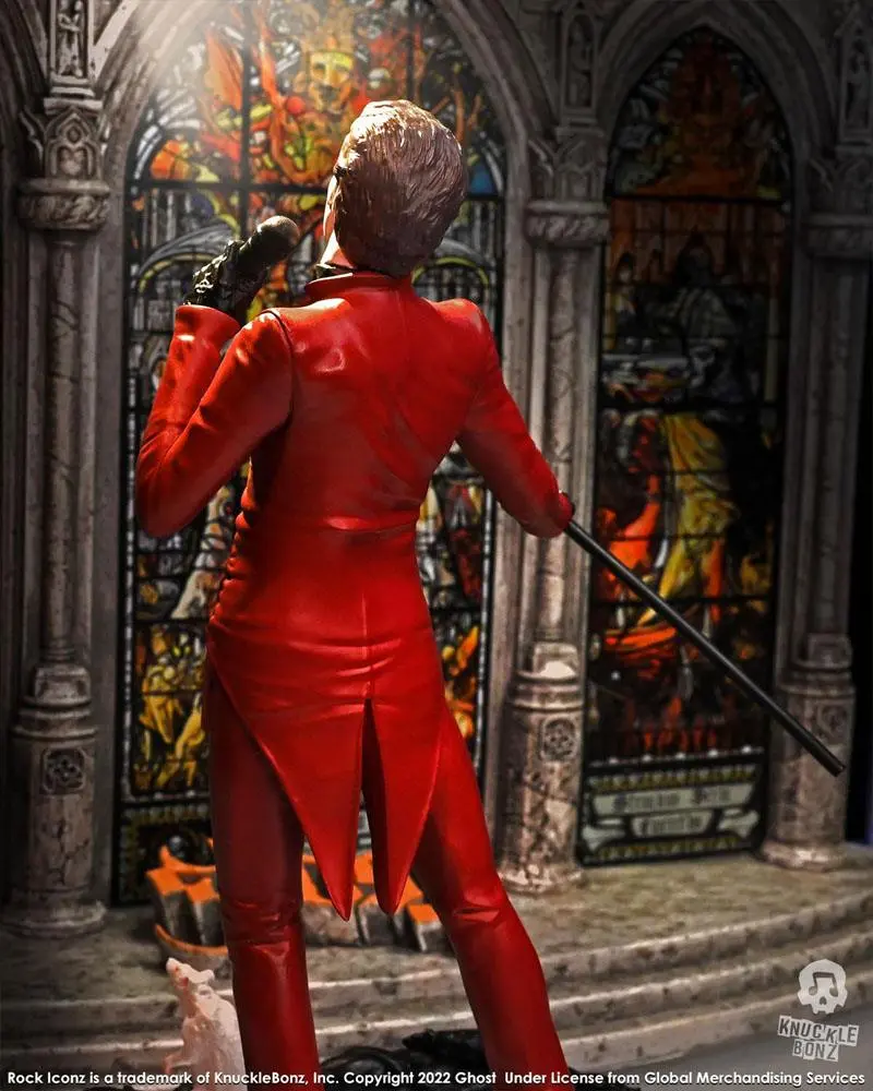 Ghost Rock Iconz Statue Cardinal Copia Red Tuxedo (Variant) 23 cm Produktfoto
