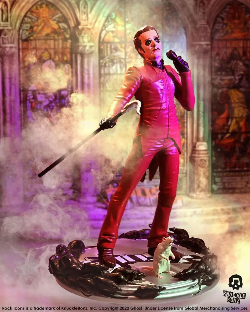 Ghost Rock Iconz Statue Cardinal Copia Red Tuxedo (Variant) 23 cm Produktfoto
