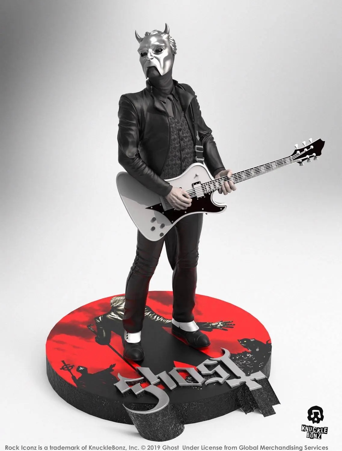 Ghost Rock Iconz Statue Nameless Ghoul (White Guitar) Limited Edition 22 cm termékfotó