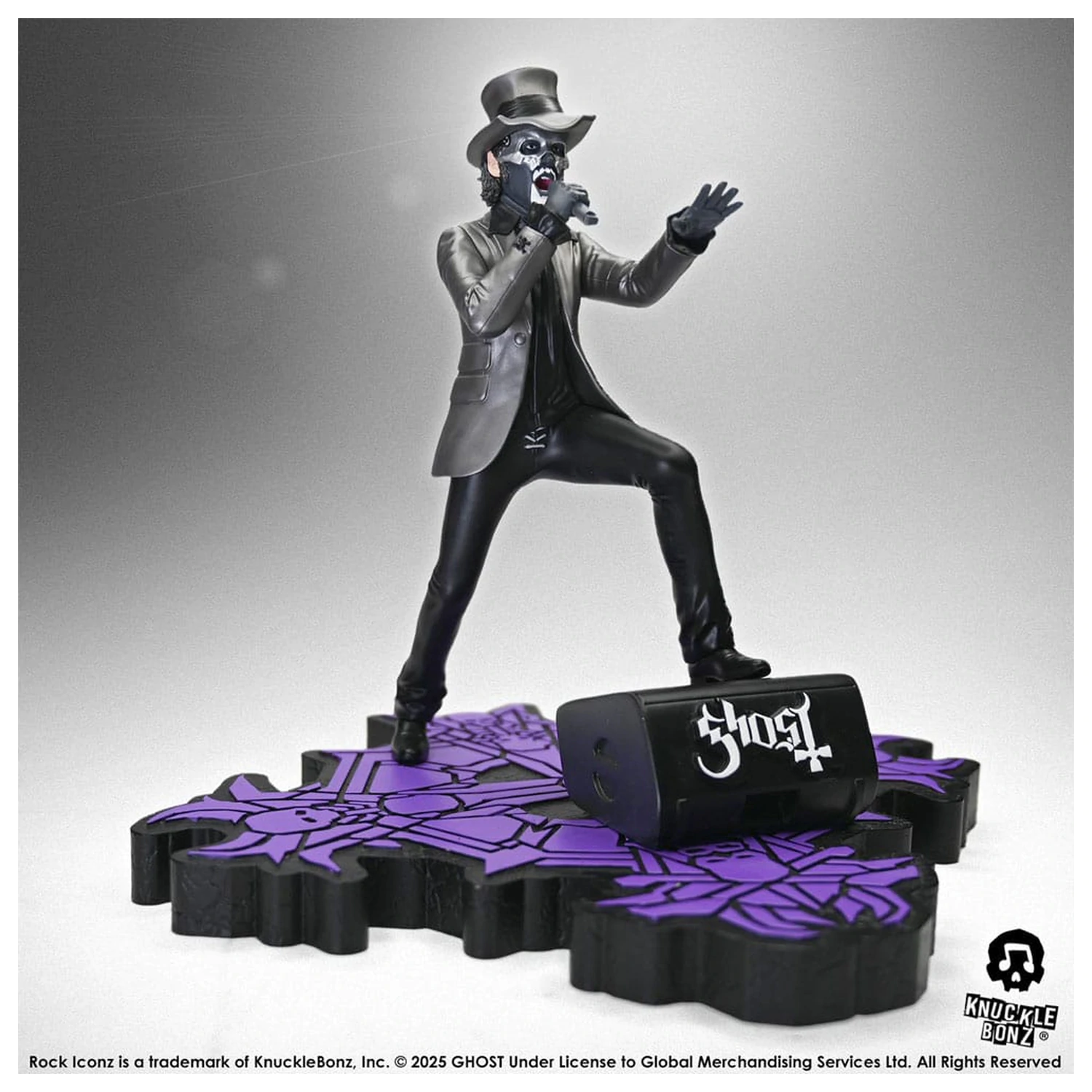 Ghost Rock Iconz Statue Papa V Perpetua Top Hat 22 cm Produktfoto