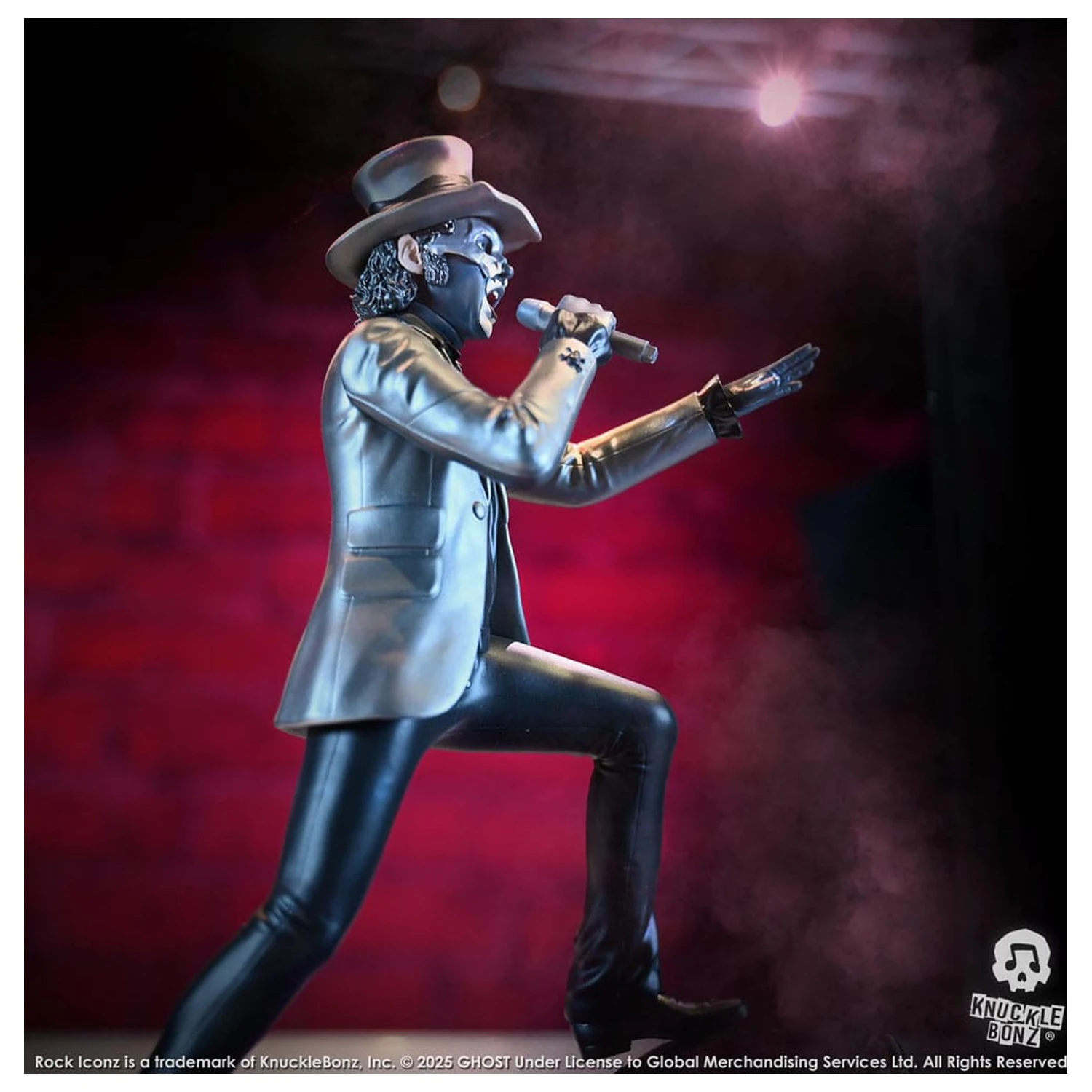 Ghost Rock Iconz Statue Papa V Perpetua Top Hat 22 cm Produktfoto