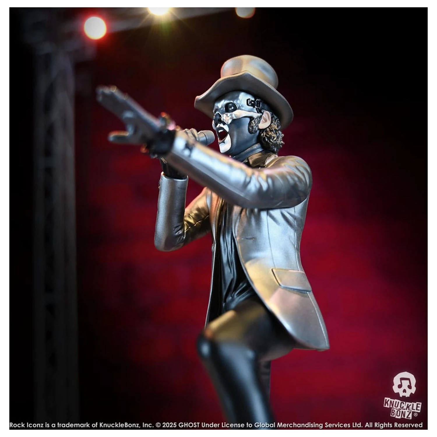 Ghost Rock Iconz Statue Papa V Perpetua Top Hat 22 cm Produktfoto