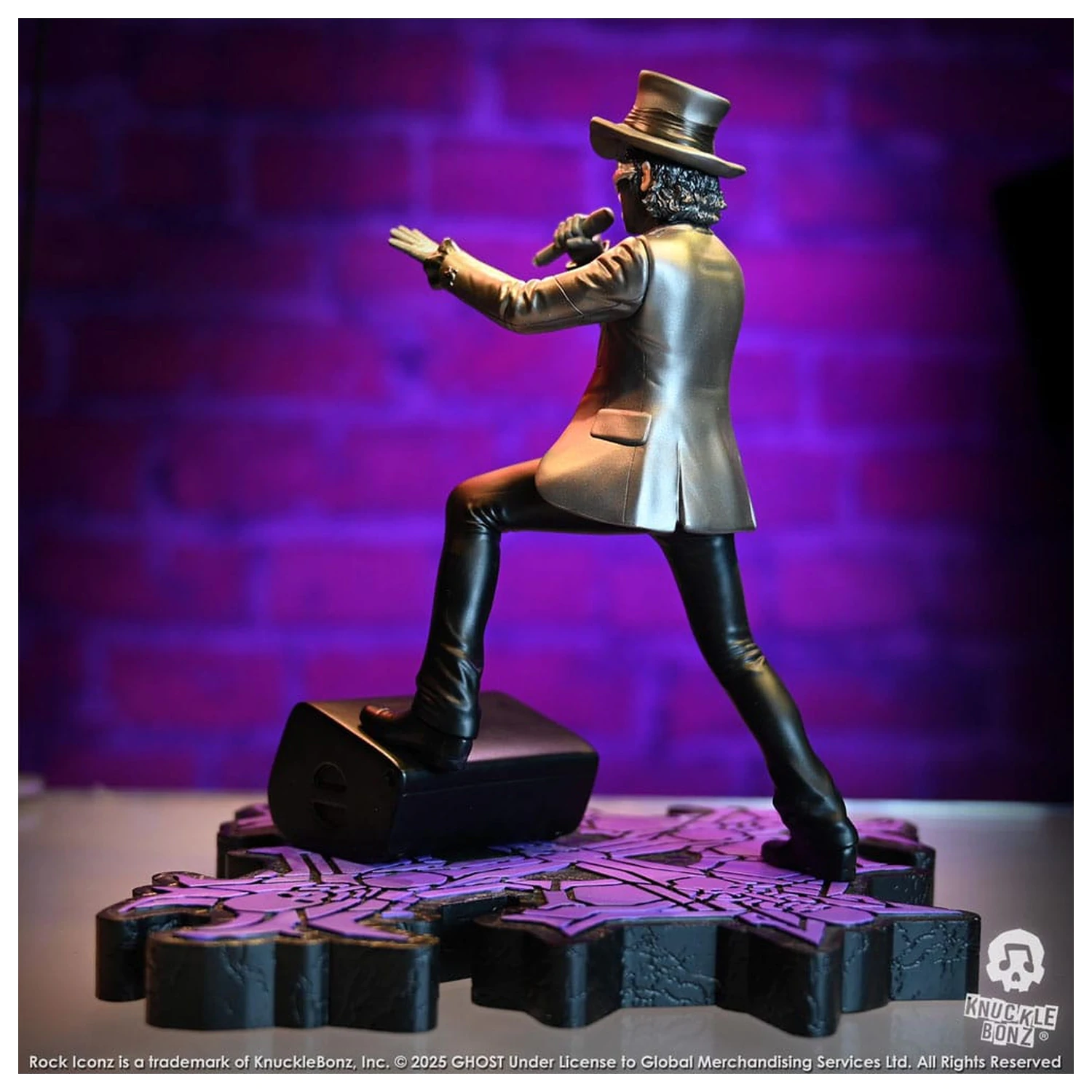 Ghost Rock Iconz Statue Papa V Perpetua Top Hat 22 cm Produktfoto