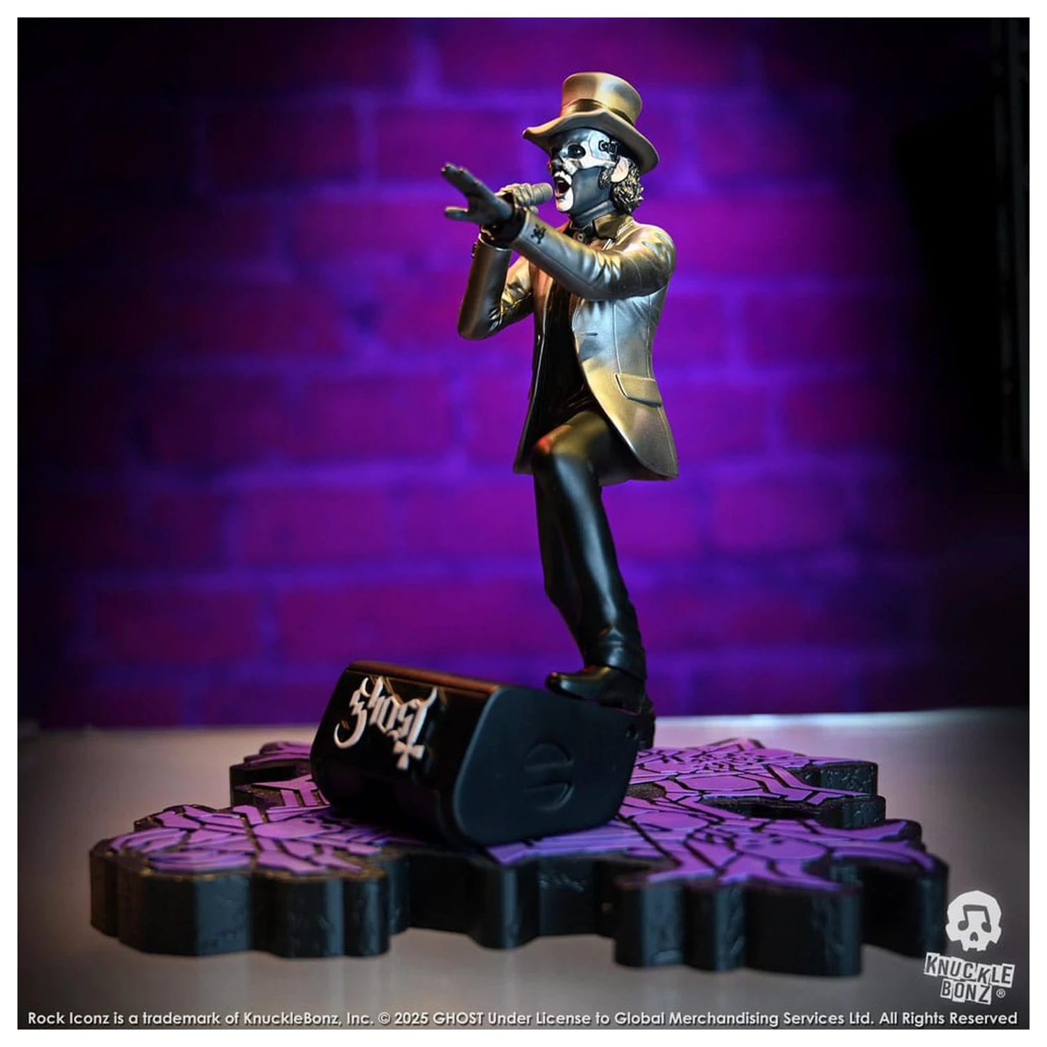 Ghost Rock Iconz Statue Papa V Perpetua Top Hat 22 cm Produktfoto