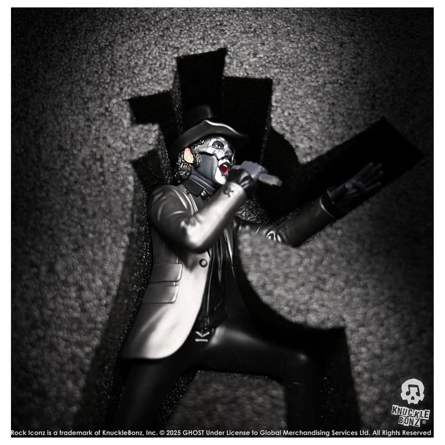 Ghost Rock Iconz Statue Papa V Perpetua Top Hat 22 cm Produktfoto