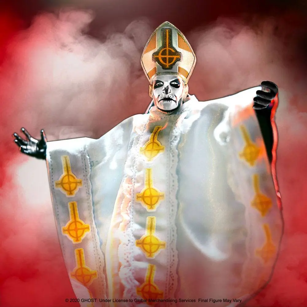 Ghost Ultimates Actionfigur Papa Emeritus I 18 cm Produktfoto