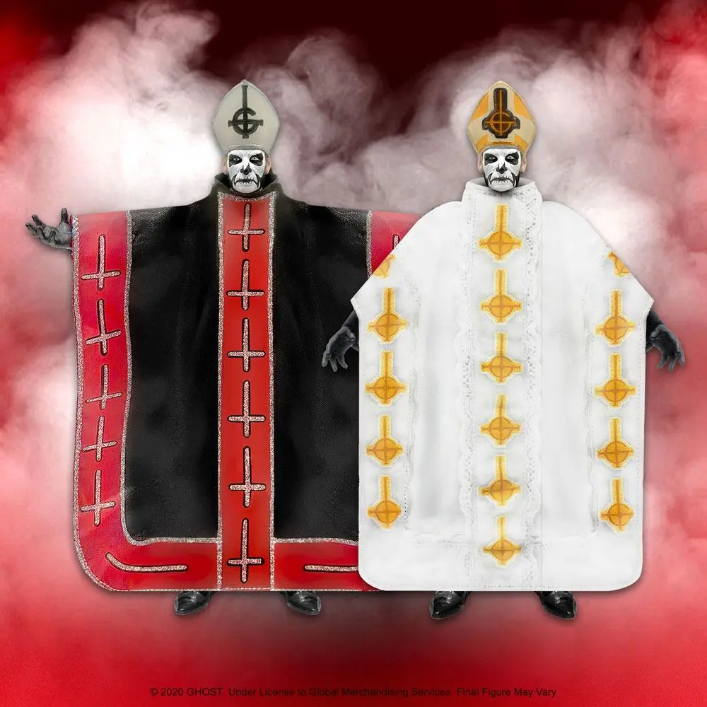 Ghost Ultimates Actionfigur Papa Emeritus I 18 cm Produktfoto