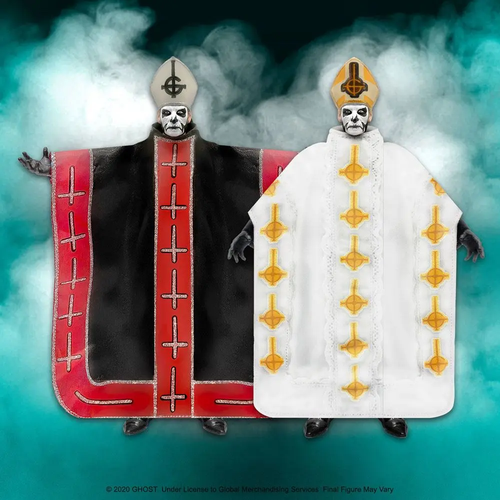 Ghost Ultimates Actionfigur Papa Emeritus I 18 cm Produktfoto
