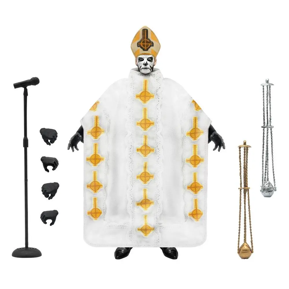 Ghost Ultimates Actionfigur Papa Emeritus I 18 cm Produktfoto