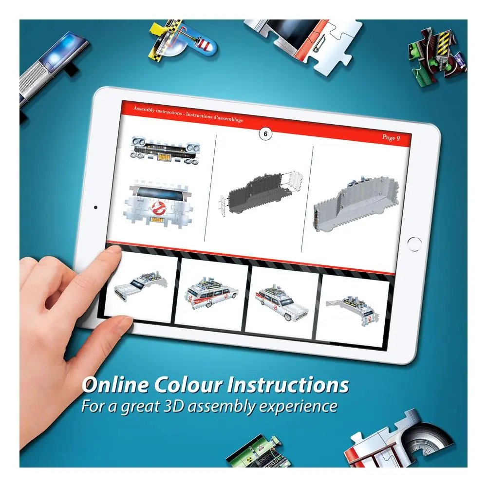 Ghostbusters 3D Puzzle Ecto-1 (280 Teile) Produktfoto