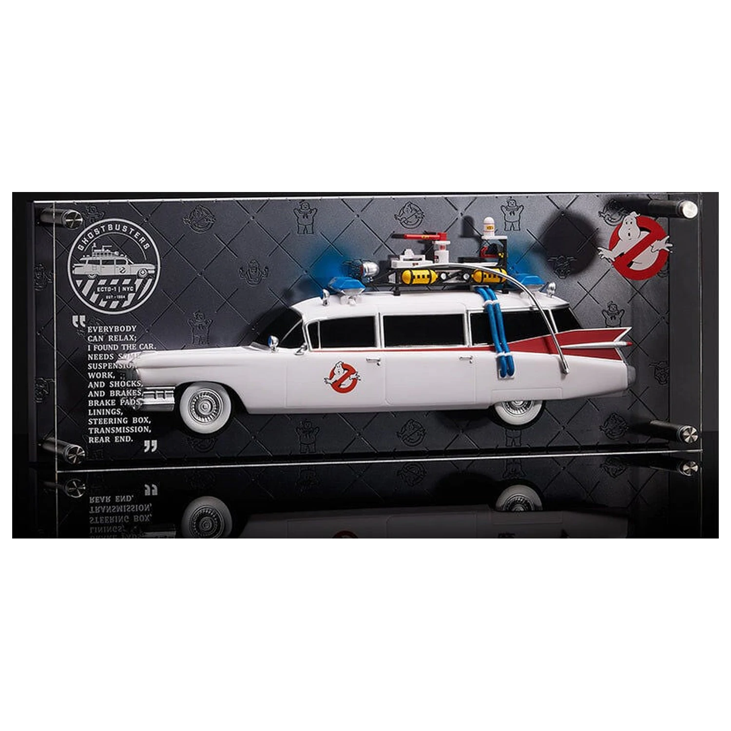 Ghostbusters Ecto-1 Lizenz Replik Plakette Produktfoto