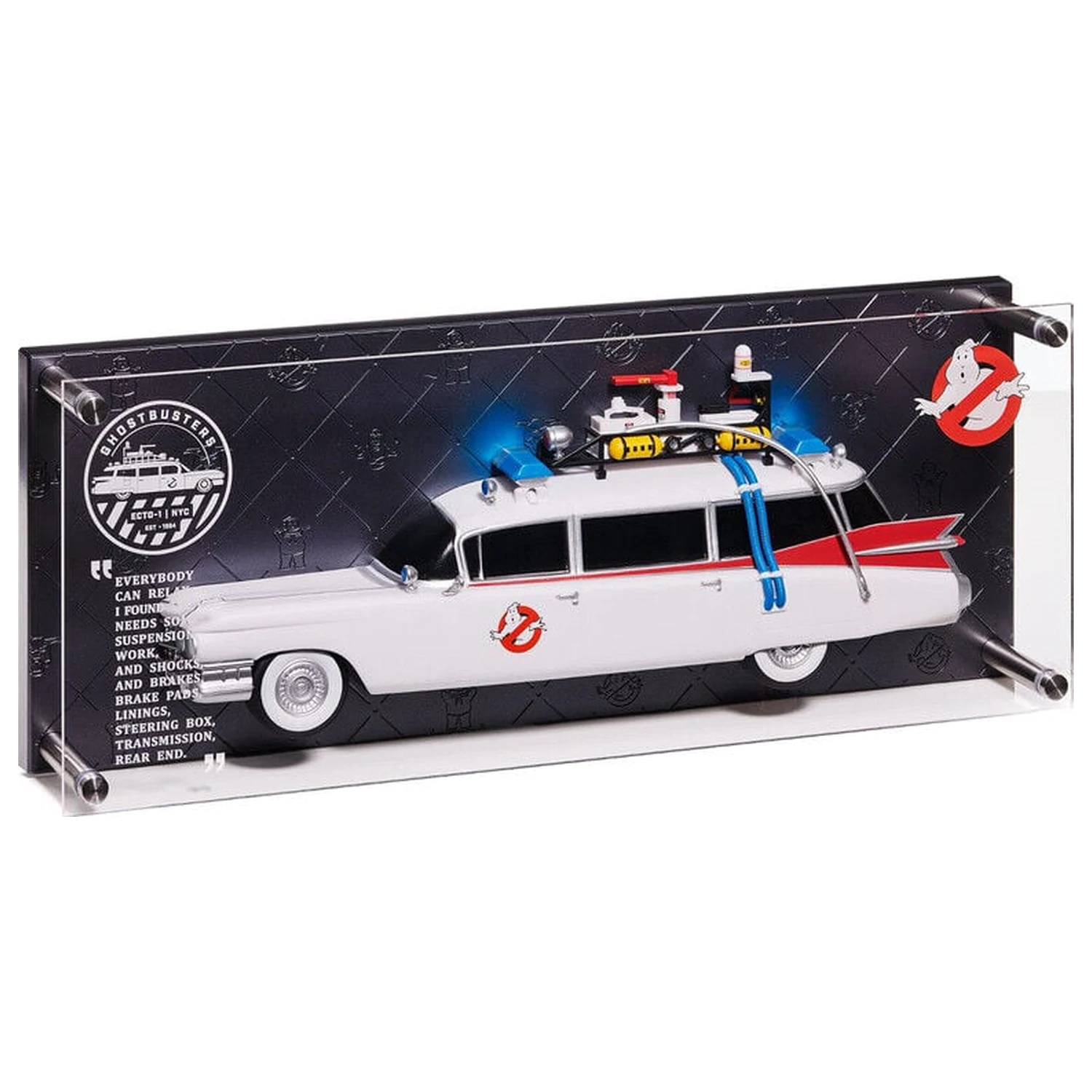 Ghostbusters Ecto-1 Lizenz Replik Plakette Produktfoto