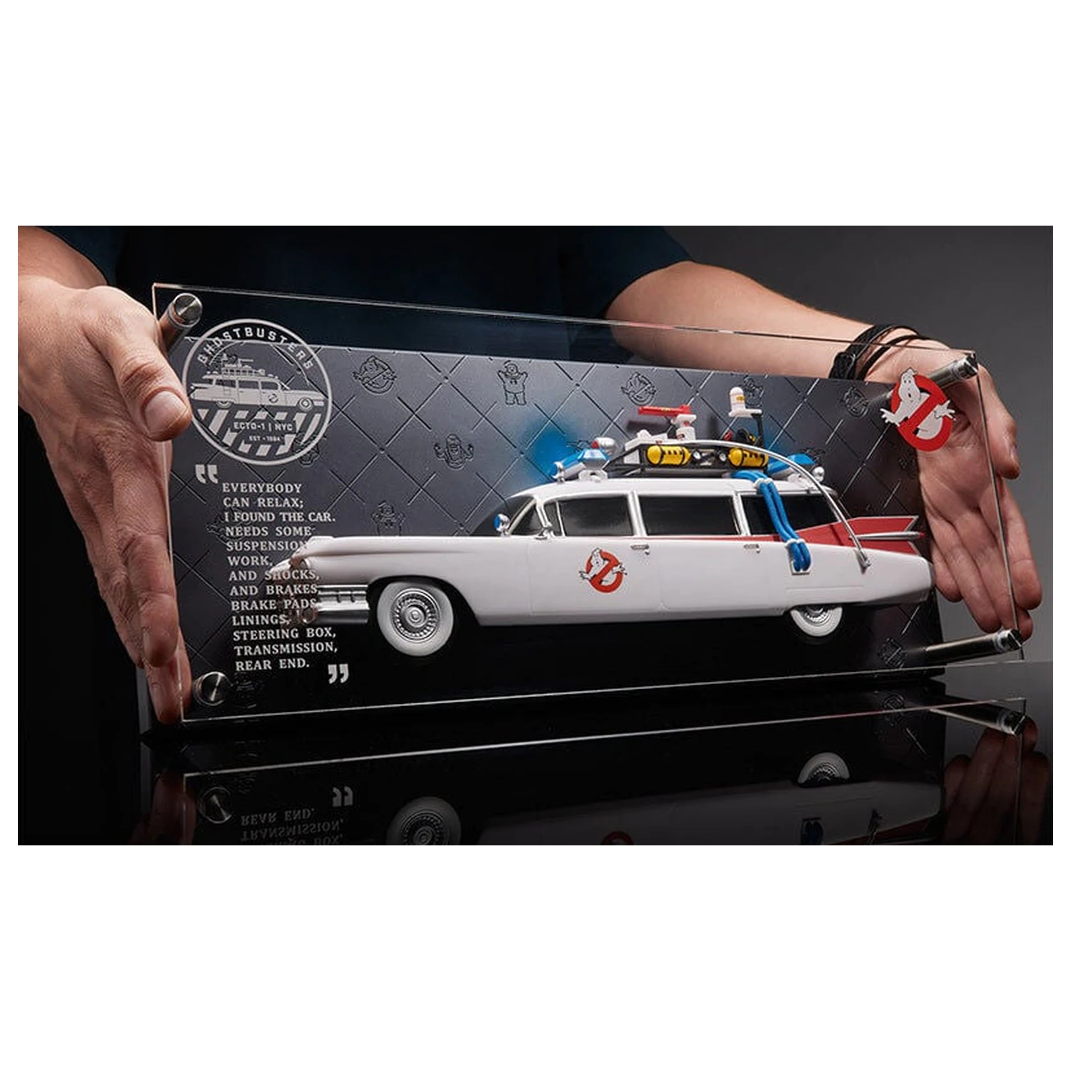Ghostbusters Ecto-1 Lizenz Replik Plakette Produktfoto