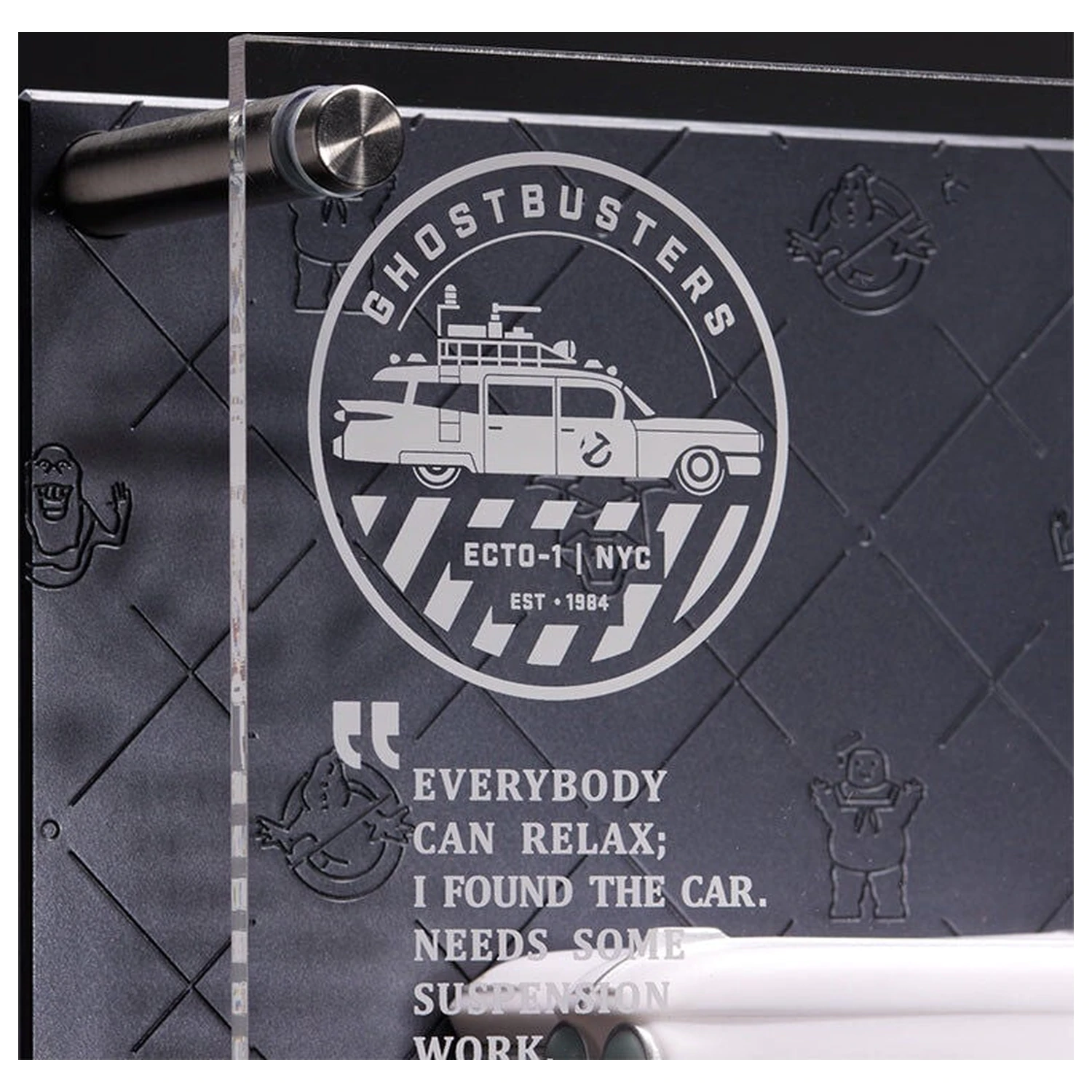 Ghostbusters Ecto-1 Lizenz Replik Plakette Produktfoto