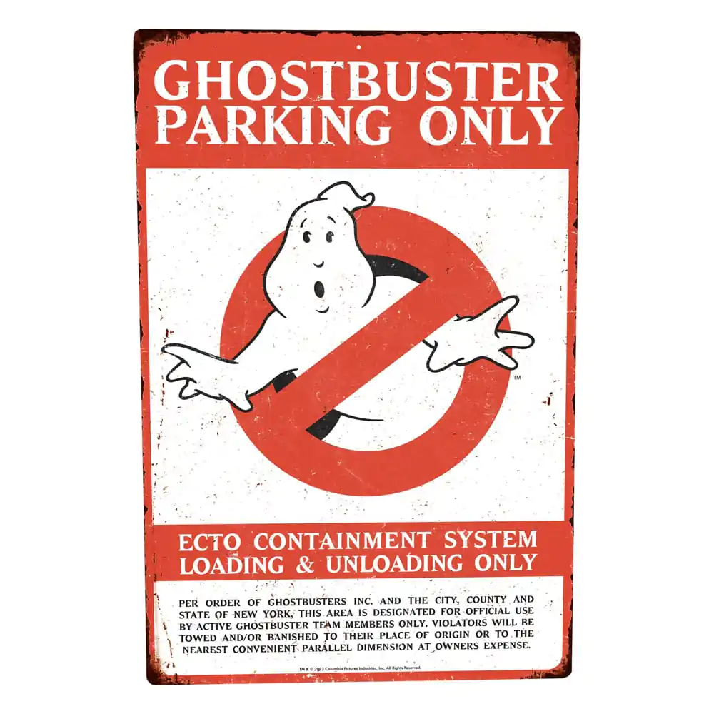 Ghostbusters Me­tall­schild Parking termékfotó
