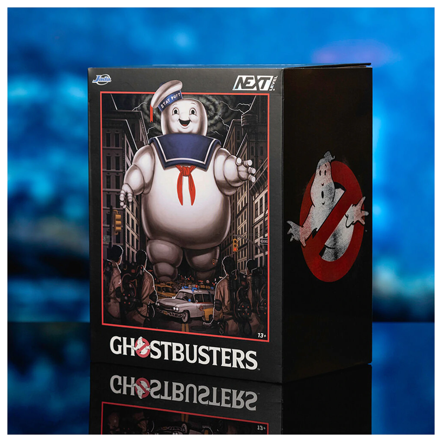 Ghostbusters Puft Marschmallow Filmset Bühne Figur Diorama Produktfoto