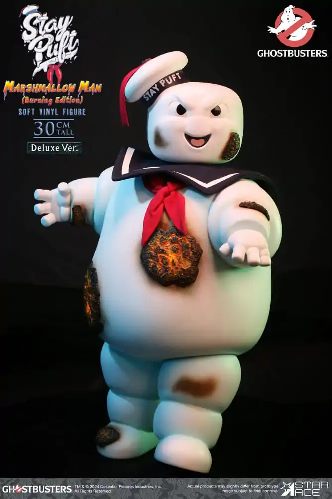 Ghostbusters Soft Vinyl Statue Stay Puft Marshmallow Man Burnign Edition Deluxe Version 30 cm termékfotó