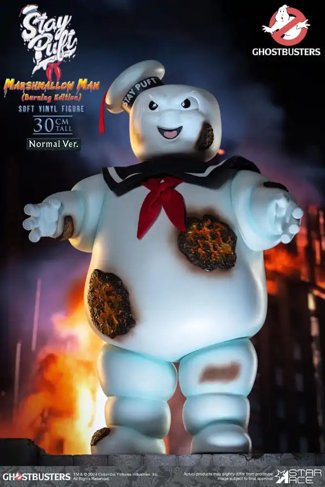 Ghostbusters Soft Vinyl Statue Stay Puft Marshmallow Man Burning Edition Normal Version 30 cm termékfotó